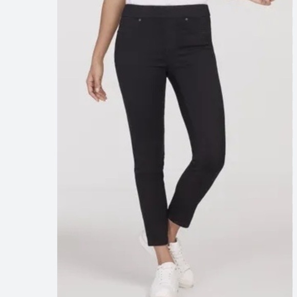 New Tribal Audrey Mid Rise  Pull on Straight Ankle jeans - Picture 1 of 12